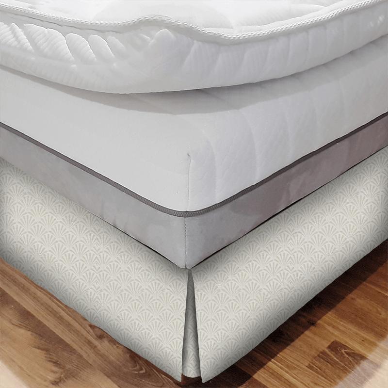 Clarke and Clarke Lusso Chrysler Pebble Bed Base Valance