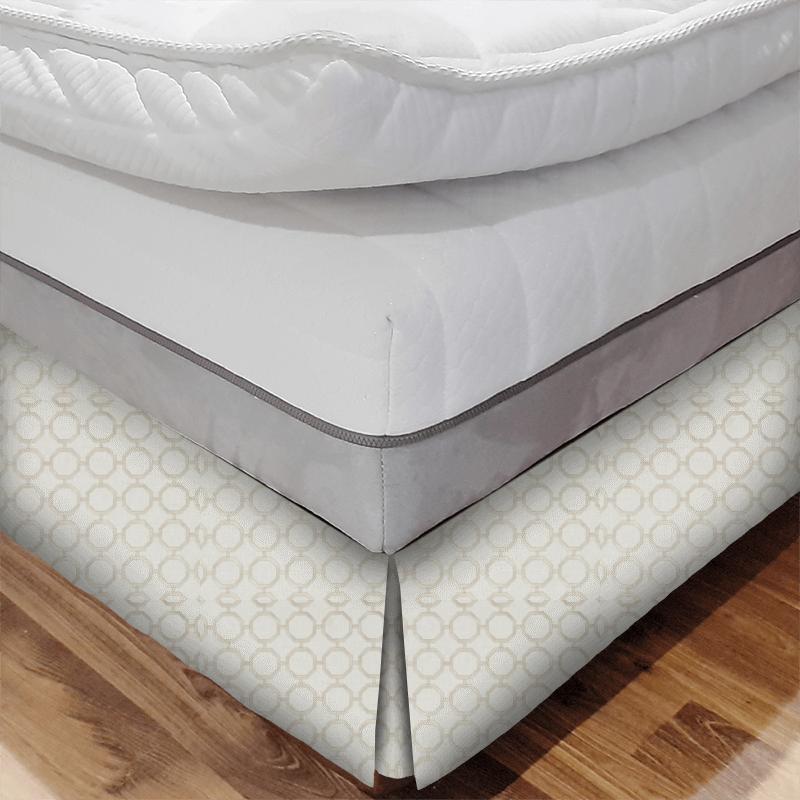 Clarke and Clarke Lusso Glamour Linen Bed Base Valance