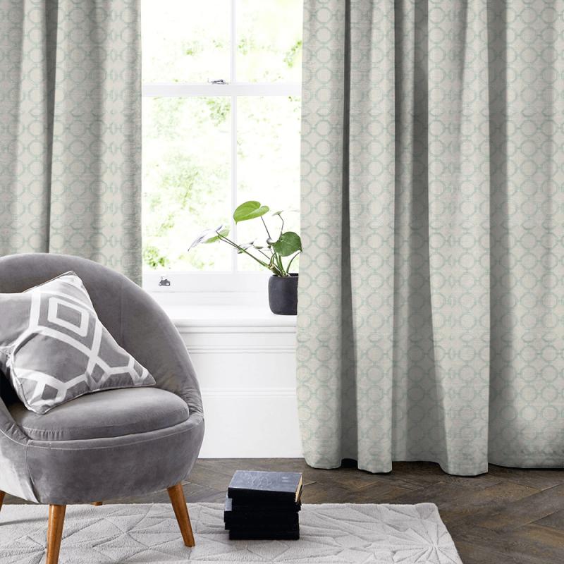 Clarke and Clarke Lusso Glamour Mineral Made To Measure Curtain