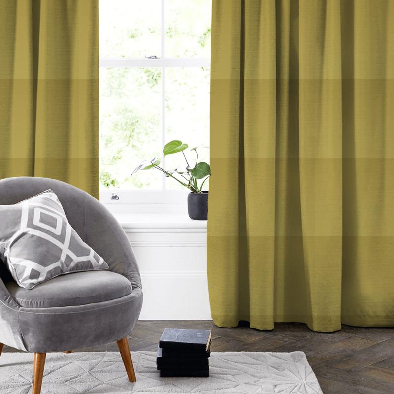 Clarke and Clarke Spectrum Spectrum Dijon Made To Measure Curtain