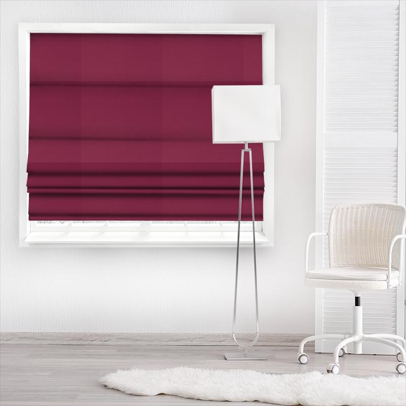 Clarke and Clarke Spectrum Spectrum Fuchsia Made To Measure Roman Blind