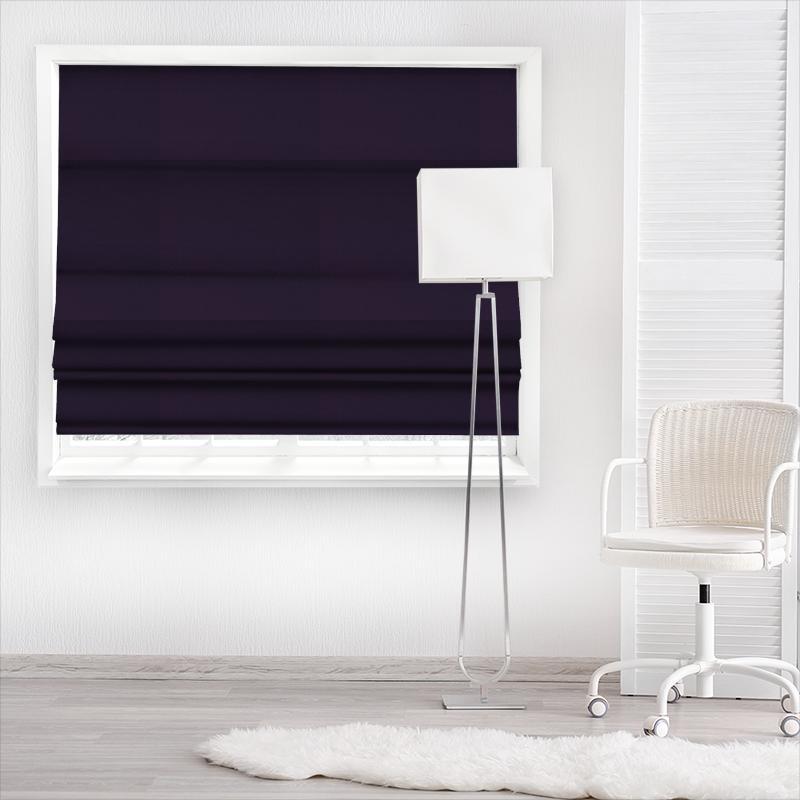 Clarke and Clarke Spectrum Spectrum Petunia Made To Measure Roman Blind