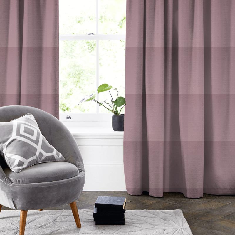 Clarke and Clarke Spectrum Spectrum Rose Made To Measure Curtain