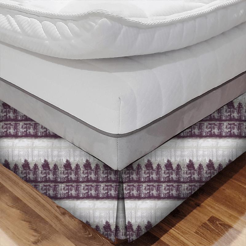iLiv Andalucia Navarra Mulberry Bed Base Valance