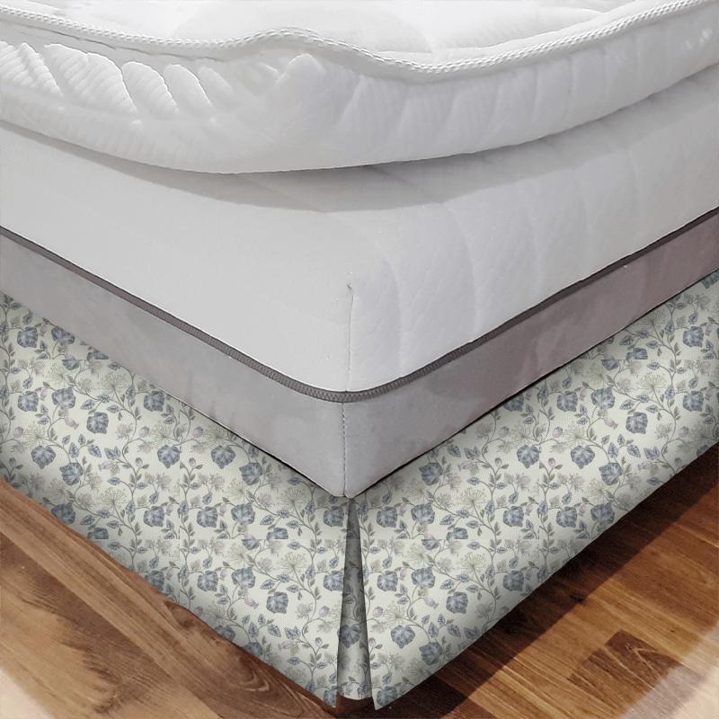 iLiv Sketchbook Parchment Feather Bed Base Valance