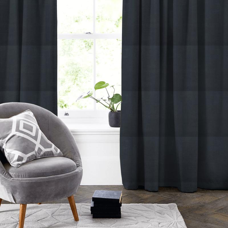 iLiv Forever Spring Canvas Indigo Made To Measure Curtain