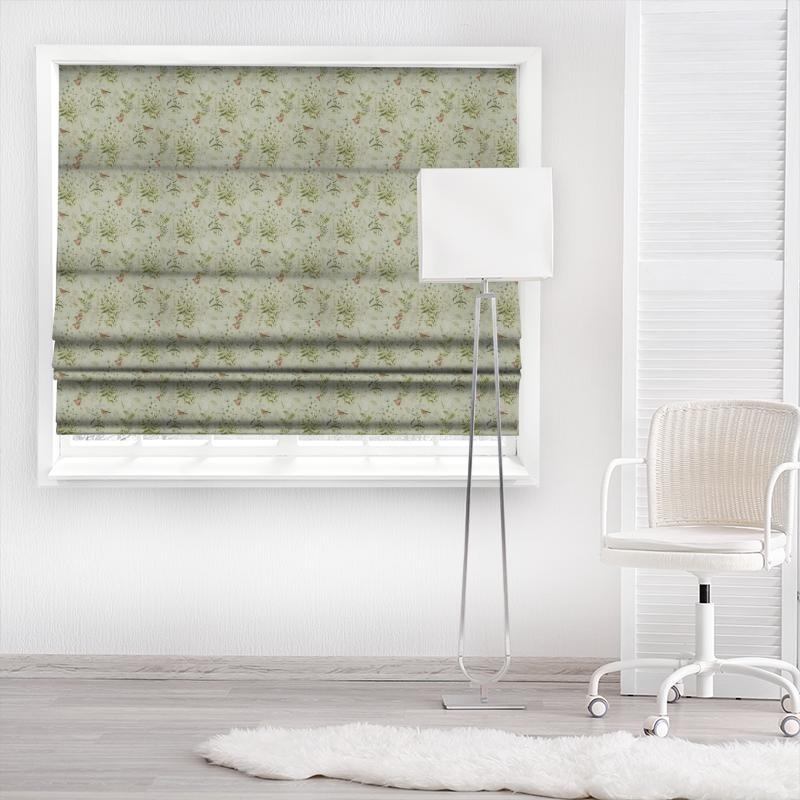 Forever Spring Coral Made To Measure Roman Blind iLiv Forever Spring Forever Spring Coral Made To Measure Roman Blind