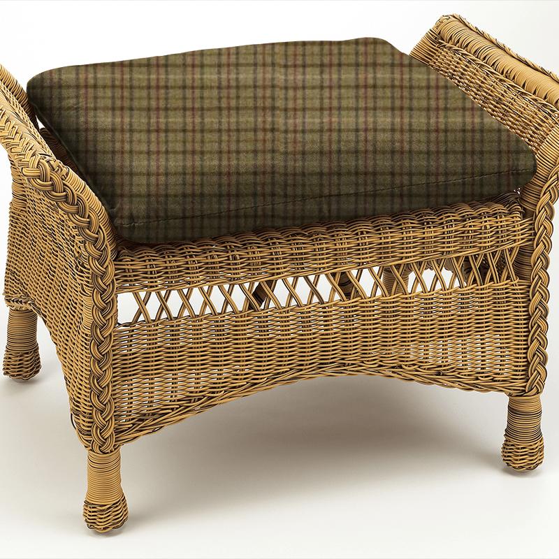 Balmoral Sage Box Cushion Abraham Moon Heritage Balmoral Sage Box Cushion