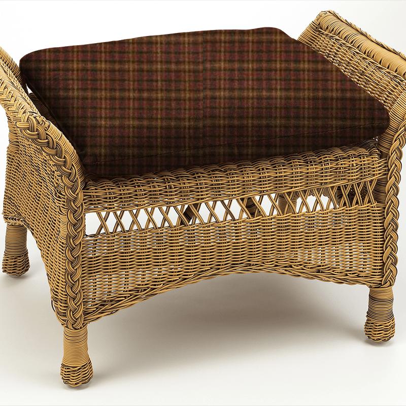 Abraham Moon Heritage Loch Burnt Orange Box Cushion