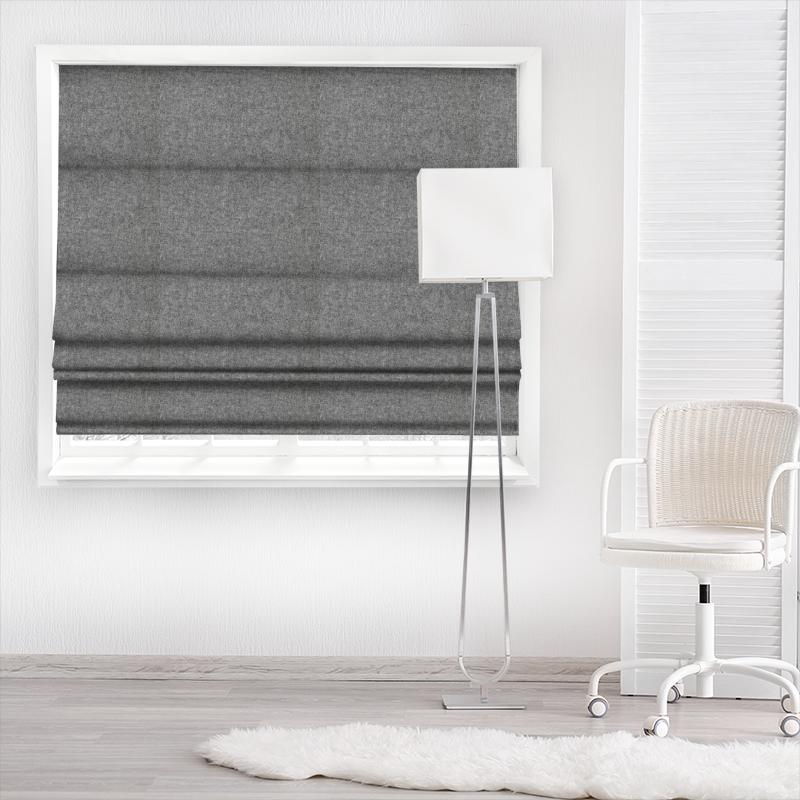 Abraham Moon Transitional Earth Flint Made To Measure Roman Blind