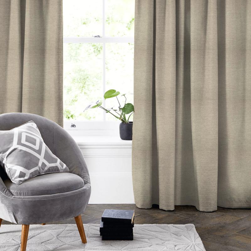 Abraham Moon Cosmopolitan Parquet Natural Made To Measure Curtain