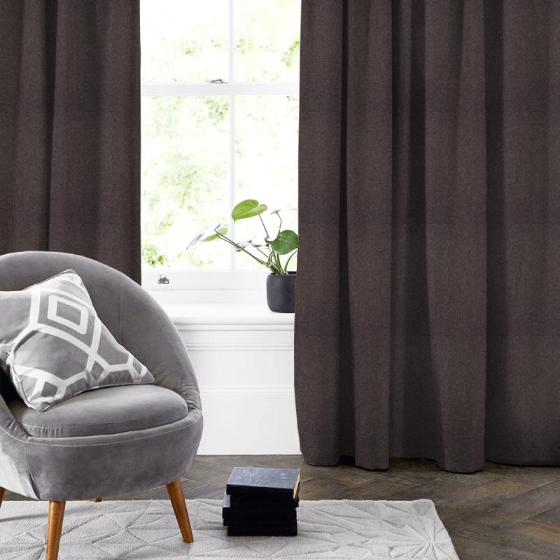 Abraham Moon Herringbone Chevron Mystic Topaz Made To Measure Curtain