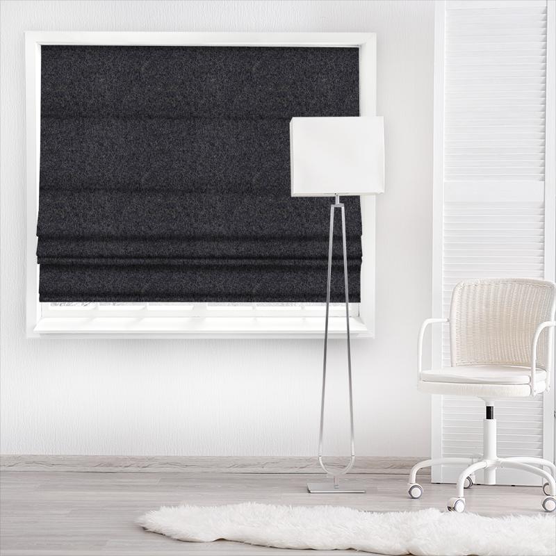 Abraham Moon Melton Wools Spectrum Electric Made To Measure Roman Blind