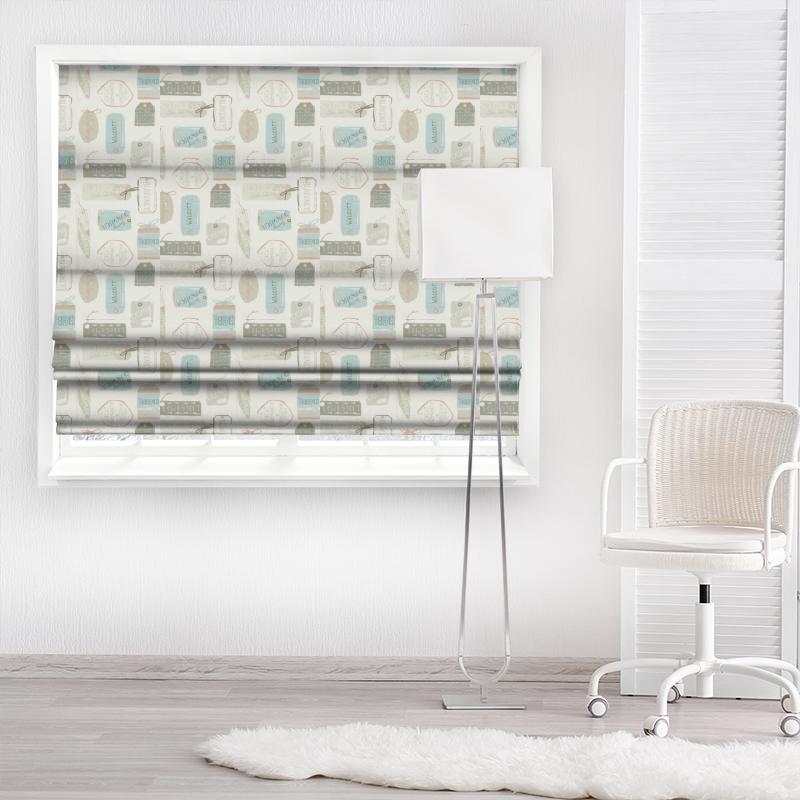 Explorer Pastel Made To Measure Roman Blind Studio G Land & Sea Explorer Pastel Made To Measure Roman Blind