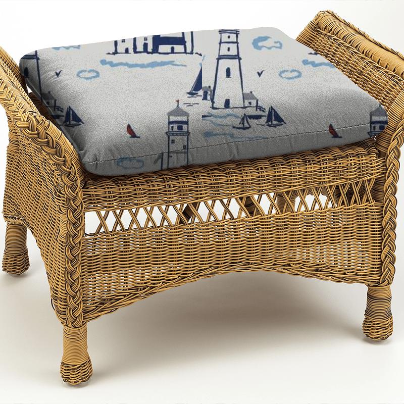 Lowestoft Marine Box Cushion Studio G Land & Sea Lowestoft Marine Box Cushion