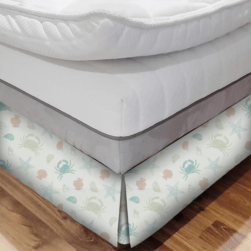 Studio G Land & Sea Offshore Pastel Bed Base Valance