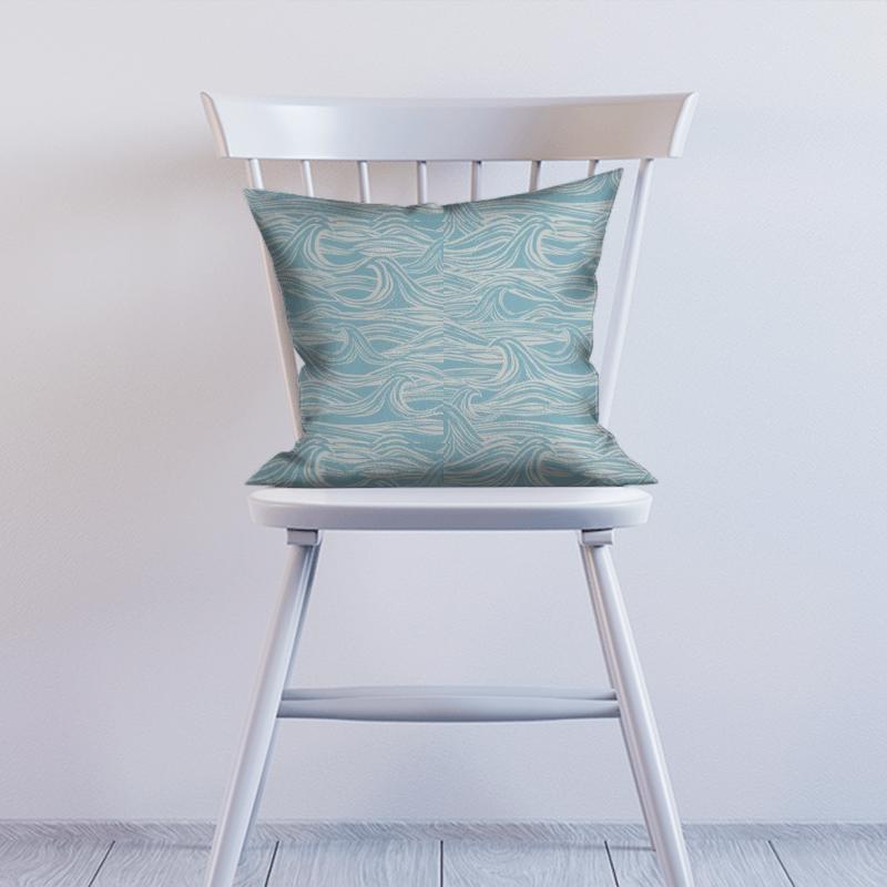 Studio G Land & Sea Surf Aqua Cushion