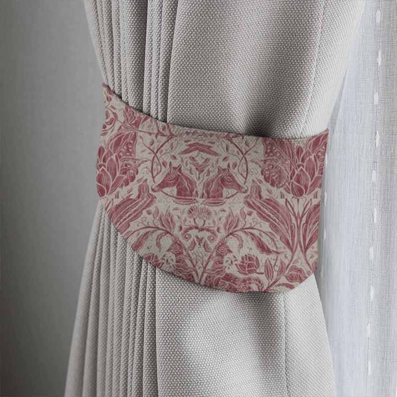 Studio G Country Garden Forest Trail Raspberry Tieback