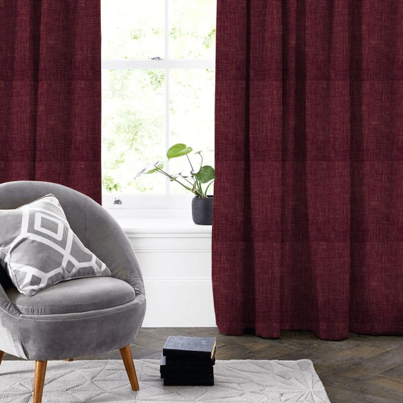 Clarke and Clarke Albany & Moray Albany Damson Made To Measure Curtain