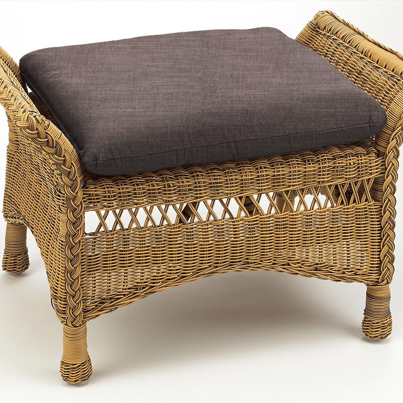 Clarke and Clarke Albany & Moray Moray Mocha Box Cushion