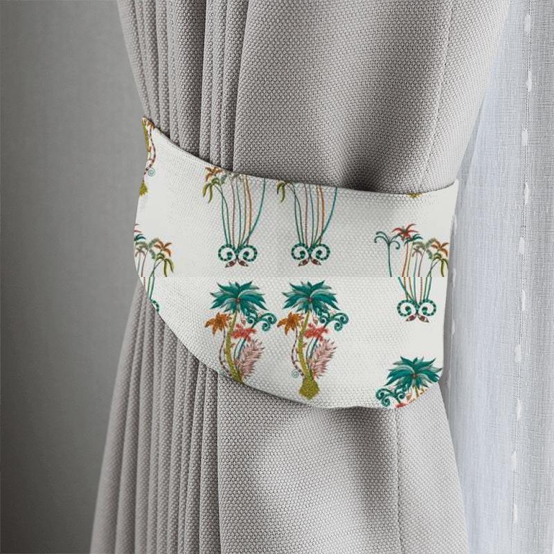 Clarke and Clarke Animalia Jungle Palms Jungle Tieback