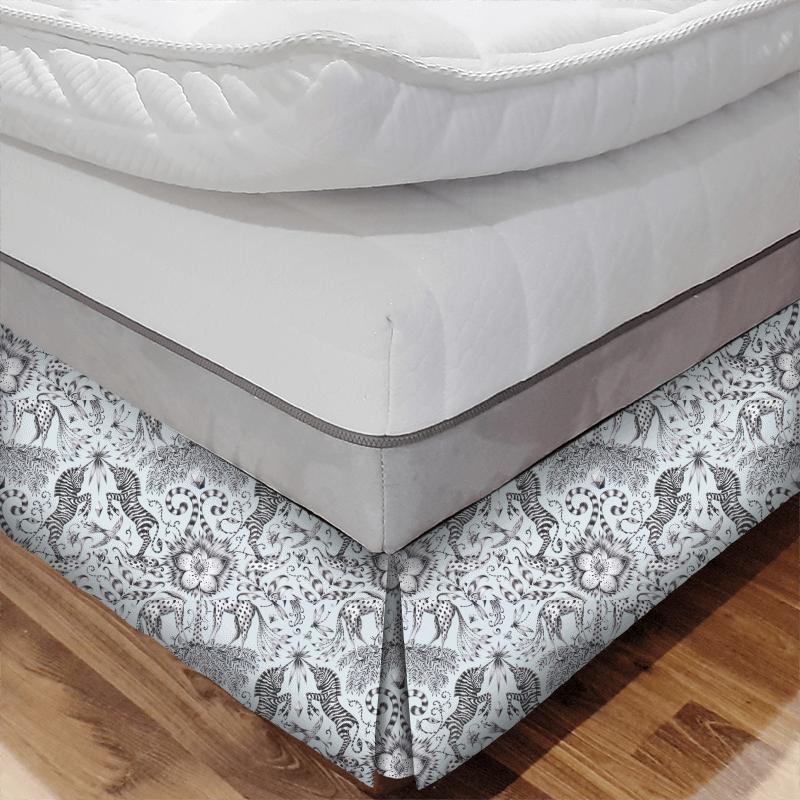 Clarke and Clarke Animalia Kruger Eggshell Bed Base Valance