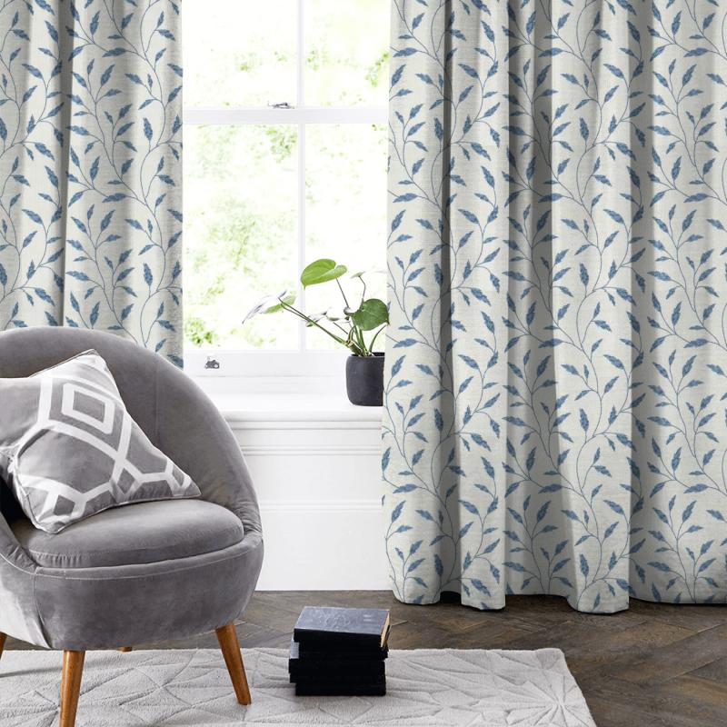 Clarke and Clarke Avebury Fairford Denim Made To Measure Curtain