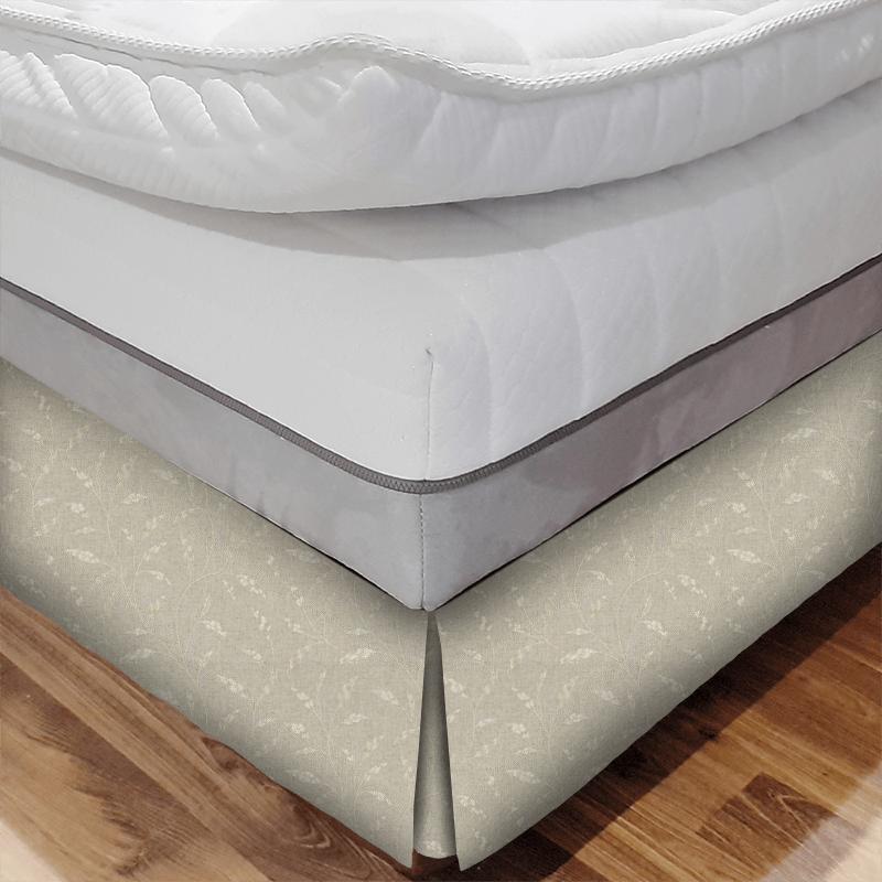 Fairford Linen Bed Base Valance Clarke and Clarke Avebury Fairford Linen Bed Base Valance