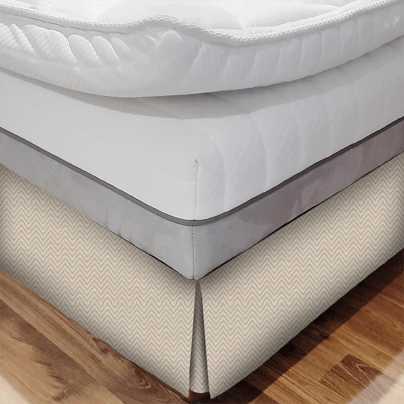 Clarke and Clarke Equinox Gravity Antique Bed Base Valance
