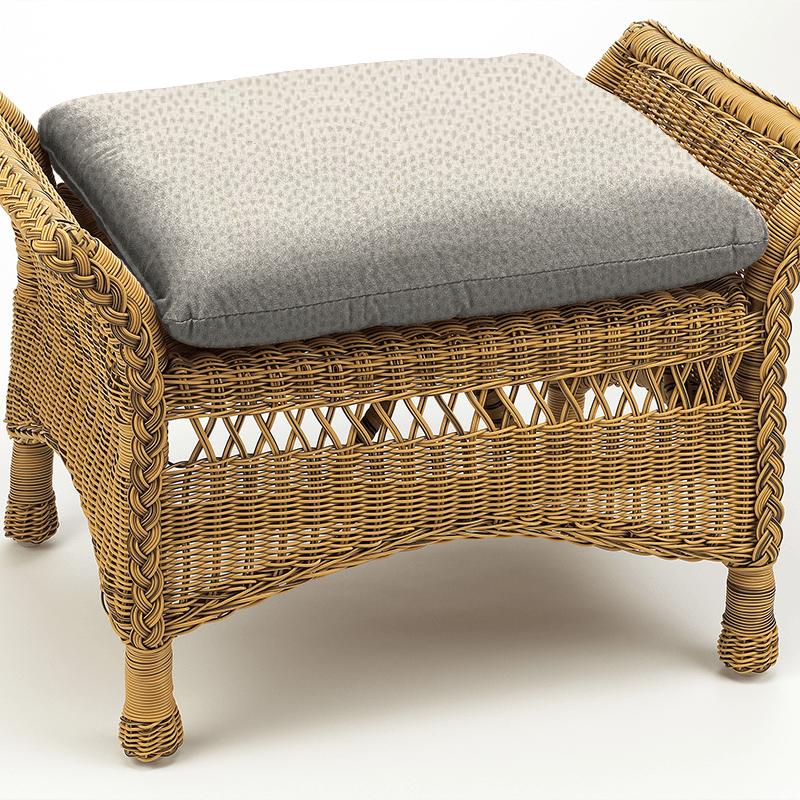 Clarke and Clarke Equinox Nebula Ivory Box Cushion