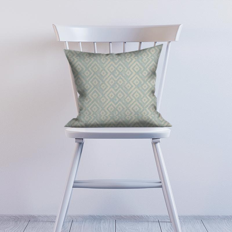 Clarke and Clarke Equinox Veda Duckegg Cushion