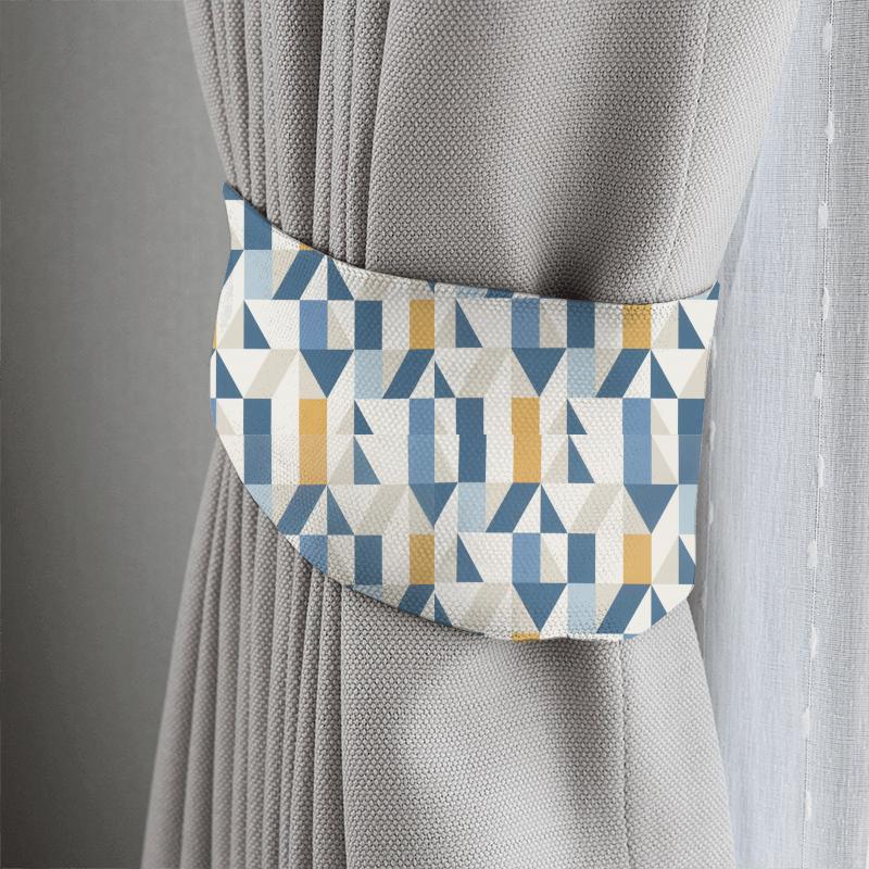 Nuevo Indigo/Slate/Satsuma Tieback Scion Nuevo Fabrics Nuevo Indigo/Slate/Satsuma Tieback