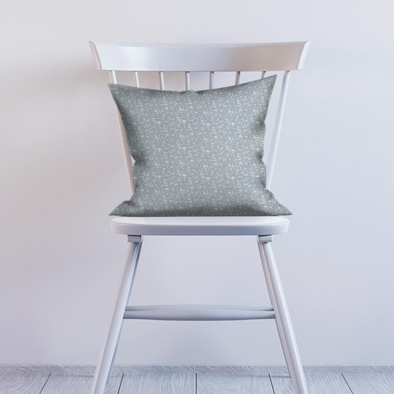Scion Nuevo Fabrics Saxony Slate Cushion