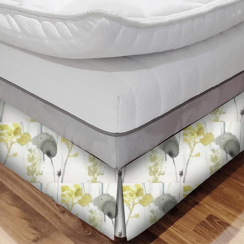 Voyage Decoration Equator Prints Sorong Lemon Bed Base Valance