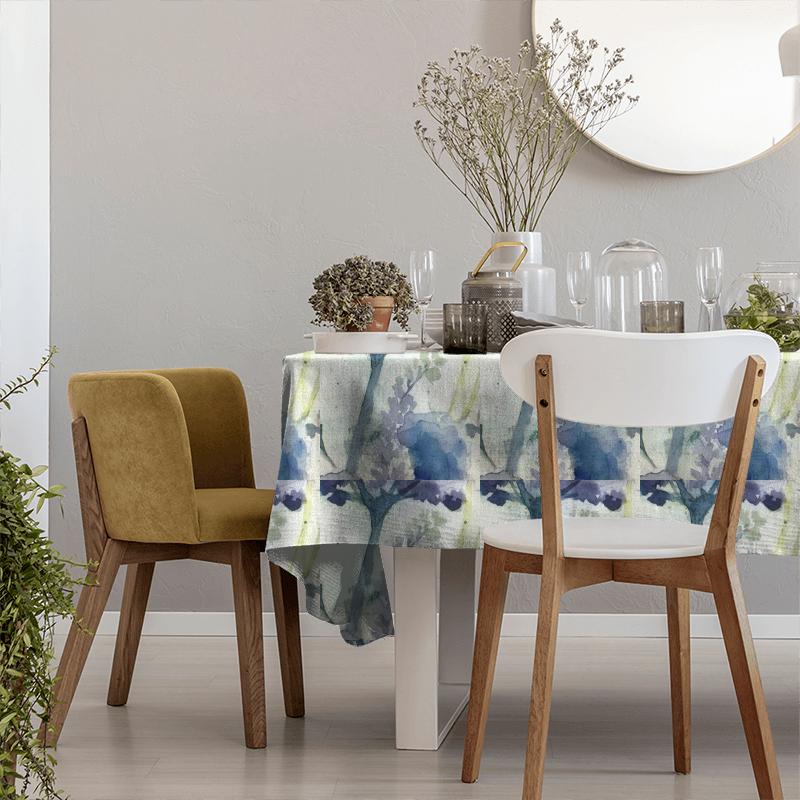 Sorong Violet Tablecloth Voyage Decoration Equator Prints Sorong Violet Tablecloth