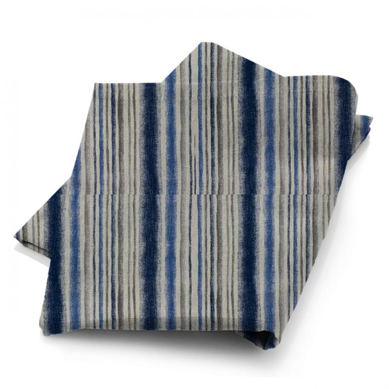 Fryetts Reno Garda Stripe Indigo Fabric