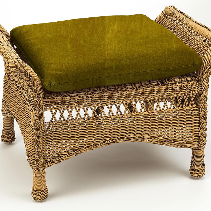 Glamour Ochre Box Cushion Fryetts Glamour Glamour Ochre Box Cushion