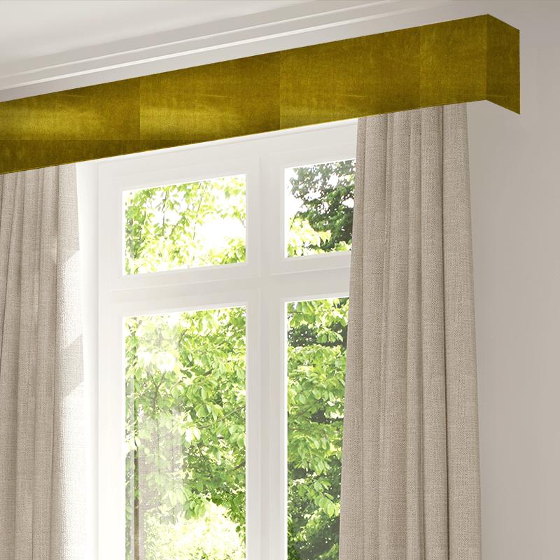 Glamour Ochre Pelmet Fryetts Glamour Glamour Ochre Pelmet
