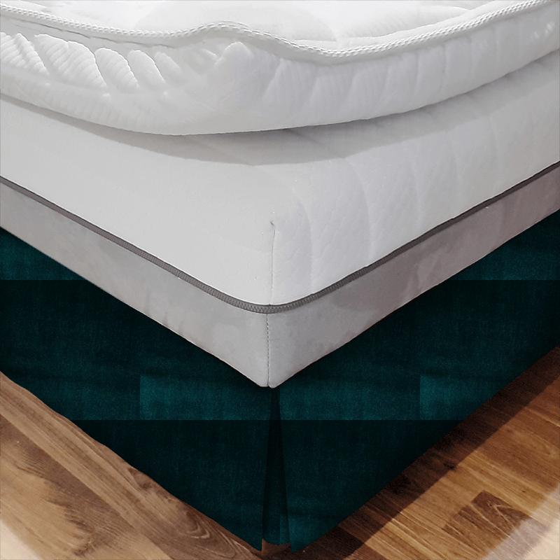Fryetts Glamour Glamour Teal Bed Base Valance