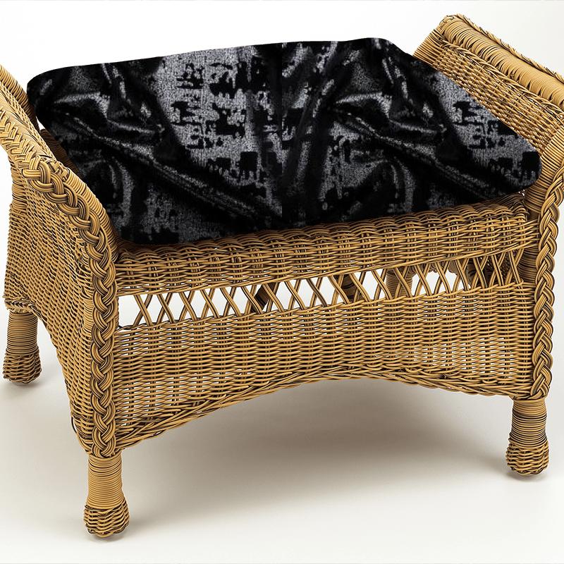 Mercury Noir Box Cushion Fryetts Glamour Mercury Noir Box Cushion