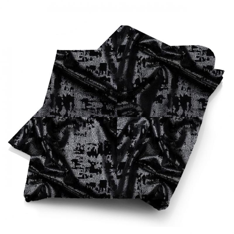 Fryetts Glamour Mercury Noir Fabric