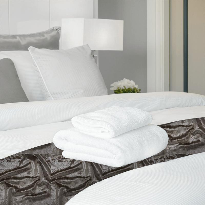 Fryetts Glamour Mercury Willow Bed Runner