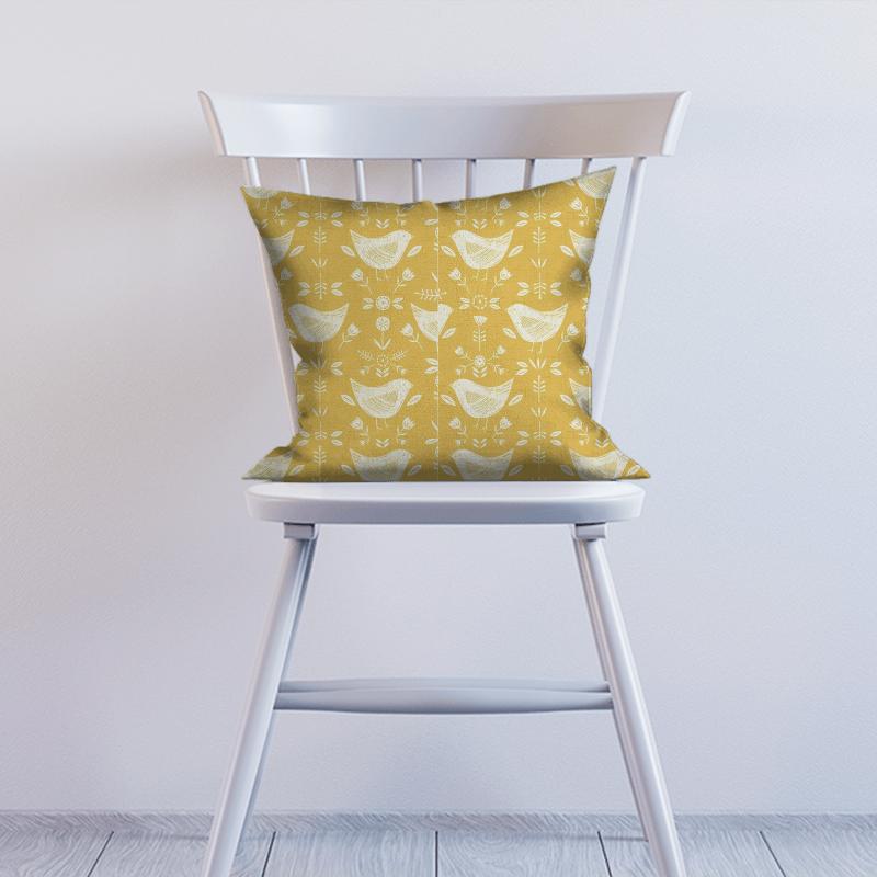 Fryetts Scandi Narvik Ochre Cushion