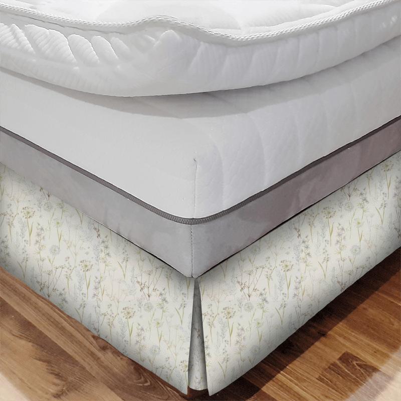 Wild Flower Wedgewood Bed Base Valance Fryetts Wildflower Wild Flower Wedgewood Bed Base Valance