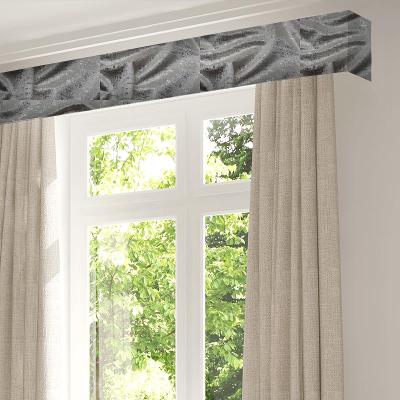 Fryetts Glamour Zinc Ivory Pelmet