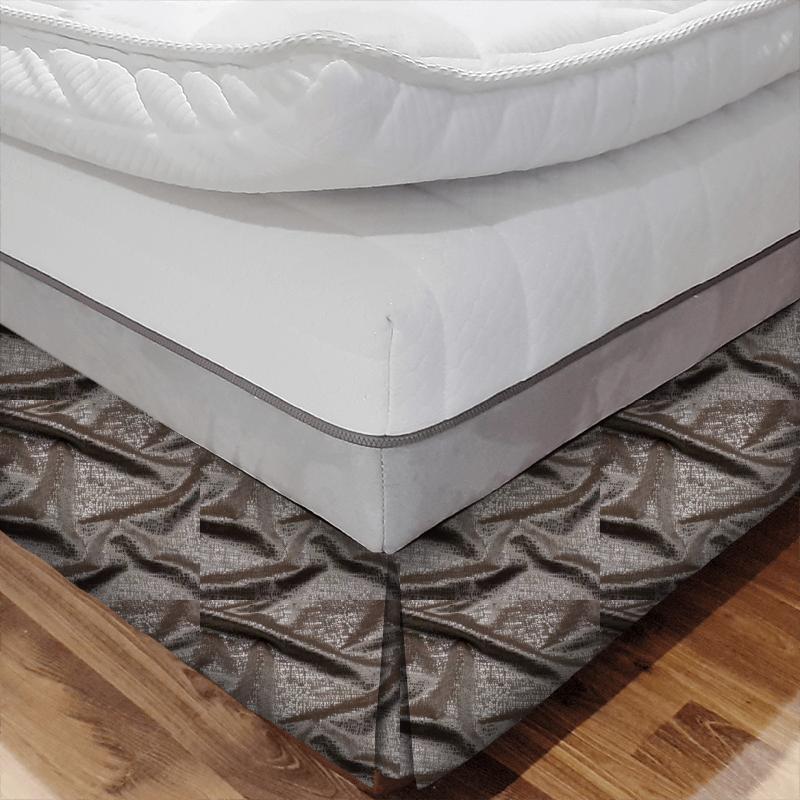 Fryetts Glamour Zinc Mushroom Bed Base Valance