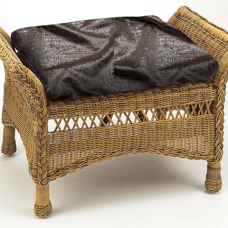 Fryetts Glamour Zinc Mushroom Box Cushion