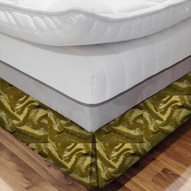 Fryetts Glamour Zinc Ochre Bed Base Valance