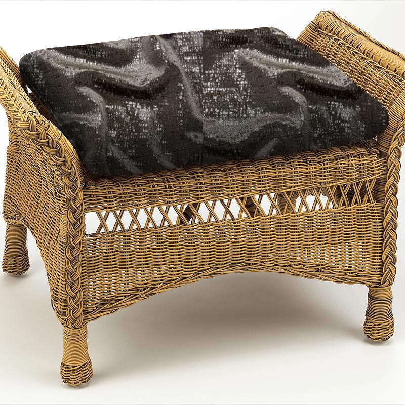 Fryetts Glamour Zinc Willow Box Cushion