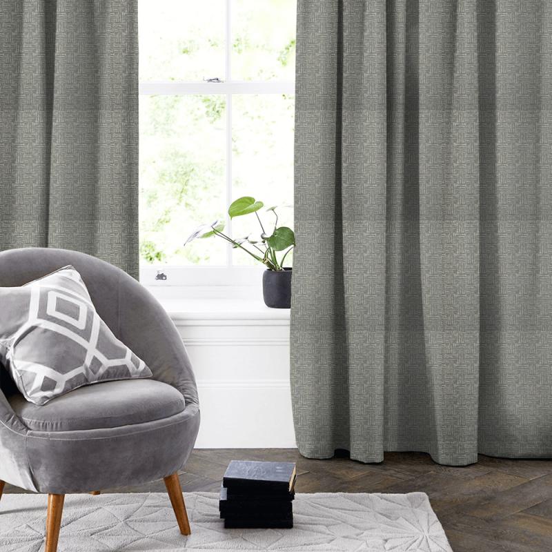 iLiv Plains Book 7 Cubic Pebble Made To Measure Curtain